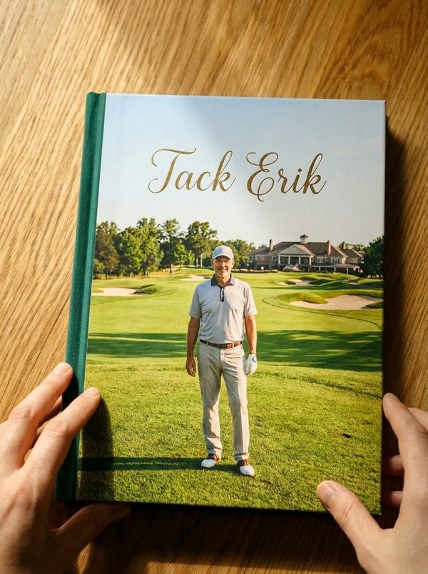 Erik får sin Eviga-bok på avtackningen