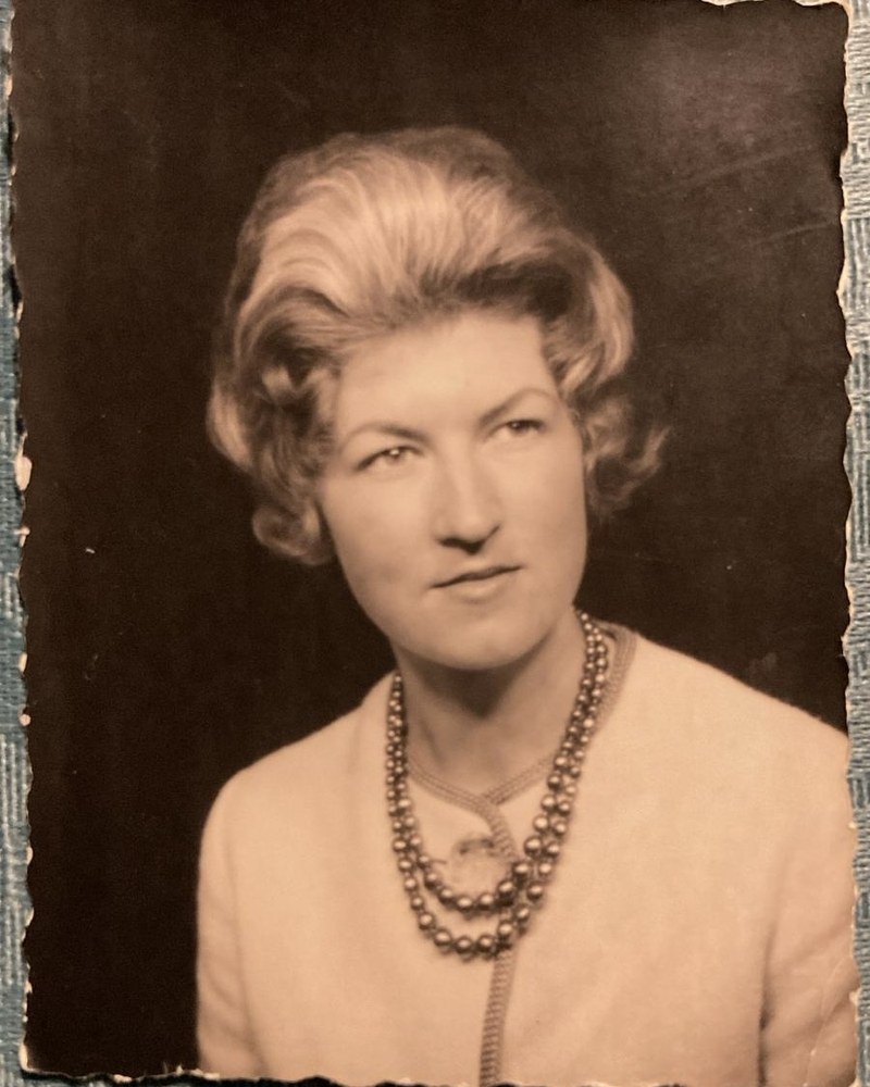 Portrait of Elsebeth in her twenties, mid-1960s — the founder's mother